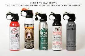 Deploying Bear Spray Be Bear Aware Campaign