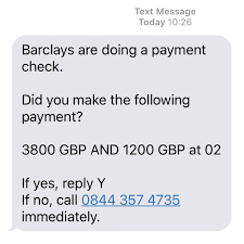 Mit der barclays privatkunden app immer alles unter kontrolle: Barclays Uk If You Have Received Any Of These Texts Or Facebook