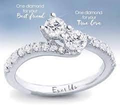 Ever Us Diamond Ring Review Brides And Rings Diamond Cluster Engagement Ring Wedding Rings Engagement Halo Diamond Engagement Ring