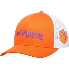 Men S Columbia Orange Clemson Tigers Collegiate Pfg Flex Hat In 2021 Clemson Tigers Columbia Hat Columbia