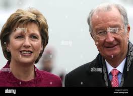 Irish President Mary McAleese welcomes Prince Albert II Of Monaco and  fiancee Charlene Wittstock at a State Dinner at Aras an Uachtarain, the  official residence of the President of Ireland, in Dublin,