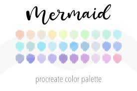 Check spelling or type a new query. Mermaid Procreate Color Palette 30 Pastel Color Swatches 1098482 Procreate Design Bundles