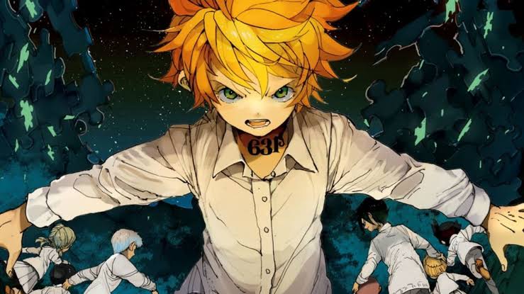 Resultado de imagem para YAKUSOKU NO NEVERLAND – MANGÁ TERÁ UMA PAUSA