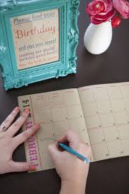 How To Make A Birthday Calendar Guest Book Diy Guest Book Diy Wedding Guest Book Creative Wedding Guest Books