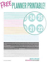 Mini Date Stickers Free Printable Free Printable Planner Stickers Happy Planner Printables