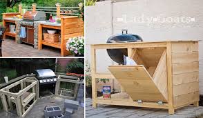 You will surely like this diy barbecue grill table! Diy Grill Station Ideas To Make Your Grilling Easier