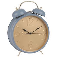 Reveil Vintage En Metal Bleu Maisons Du Monde Reveil Vintage Mobilier De Salon Maison Du Monde