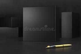 Download Black Gift Box Packaging Mockup On Black Background Luxury Packaging Box For Premium Products Elegant Black Box 3d Stock Image Image Of Present Package 136180405