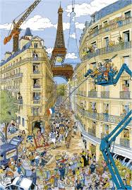 Bridge, paris online jigsaw puzzle! Paris By Fleroux 1000 Piece Ravensburger Puzzle