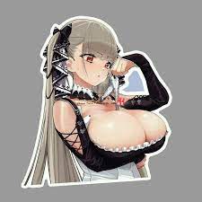 Waifu Anime Große Titten Cutie Ecchi Senpai Stoßstange Vinyl Aufkleber Auto  Moto Aufkleber