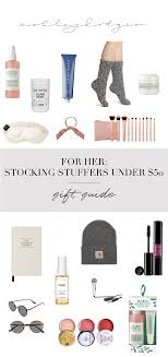 This is our huge list of inexpensive stocking stuffers that women, men, teens and kids will love! Stocking Stuffer Ideas For Her Gift Guides Ashley Hodges