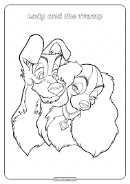 Carnival coloring page to download. Printable Lady And The Tramp Coloring Pages 05