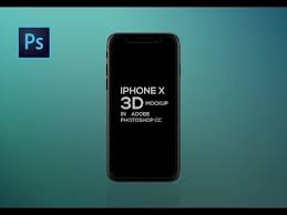 How To Make Your Favorite Screen Into Iphone X 3d Mockup Adobe Photosh Iphone Make It Yourself Mockup