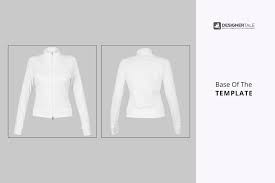 Download Female Fitness Jacket Mockup Designertale