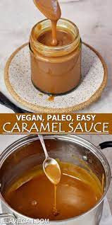 This 4-ingredient Vegan Caramel Sauce Is Rich Flavorful And Healthier Than Tr In 2021 Coconut Milk Recipes Dessert Caramel Sauce Easy Dairy Free Caramel Sauce Recipe