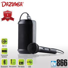 Ready Dazumba Dw866 Portable Karaoke Speaker Bluetooth Hitam Fs Terbaik Shopee Indonesia
