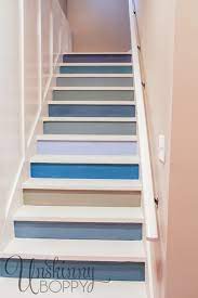 Update A Basement Staircase With Paint Diy Staircase Basement Staircase Diy Staircase Makeover