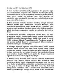 Adalah pertanyaan tentang ekuitas dalam akuntansi, kunci jawaban bab 11 teori akuntansi suwardjono, soal dan jawaban teori akuntansi bab 10, teori akuntansi suwardjono bab 10 laba, kelem… Jawaban Soal Uts Teori Akuntansi 2010