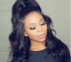 Crowned by kelly wigs offers beautiful full lace front human hair wigs, with you in mind.our lace front wigs are made with virgin human hair cut from one donor to keep hair cuticle aligned ,and processed with steam not harsh chemicals to. Lace Front Wig Half Up Half Down Done By Simone Sharice Wig Hairstyles Human Hair Wigs Hair Styles