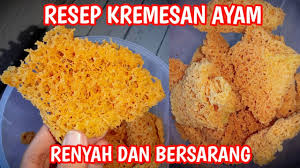 Caranya adalah dengan mengocok telur. Tips Dan Trik Agar Kremesan Ayam Renyah Dan Bersarang Resep Kremesan Ayam Enak Dan Gurih Youtube