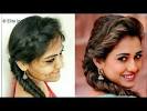 Traditional Plait Hairstyle For Saree