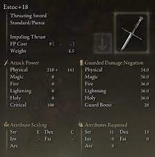 I upgraded the Rapier, Rogier's Rapier, and the Estoc to +18 to see how  they compare : r/Eldenring