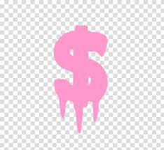 Check out our etsy shop! Aesthetic Pink Dollar Sign Graphic Transparent Background Png Clipart Hiclipart