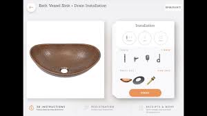 installing sinkology bath vessel sink w