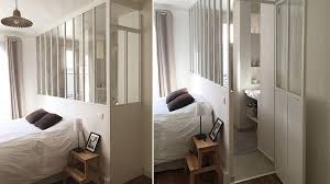 Avant Apres Une Verriere Interieure Pour Separer Sans Cloisonner Salle De Bains Verriere Decoration Salle De Bain Chambre Salle De Bain