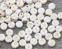 The alphabet beads are extremely high, durable and reliable for all kinds of crafts. Letter Beads Etsy