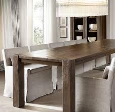 It was designed with a large assembly hall with a stage, balcony and a vaulted wood ceiling. Reclaimed Russian Oak Parsons Rectangular Dining Table