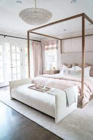 First, the background of beautiful golden wallpaper with a pattern of white flowers creates a great combination with a soft color palette in the. 77 Romantic And Tender Feminine Bedroom Design Ideas Digsdigs