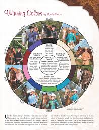 winning colors by hobby horse use chart to match your show