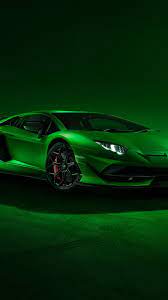 Lamborghini Aventador Svj Sports Car Green 1080x1920 Wallpaper Sports Car Wallpaper Car Wallpapers Green Lamborghini