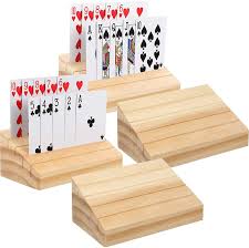 Wooden garden dining sets uker online. Buy Wooden Playing Card Holder Decorative Card Organizer Tray Rack For Organizing Cards On Game Rummy Party And Match Set Of 4 Online In Indonesia B084zmv5jp