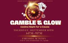 Gamble & Glow: Casino Night for a Cause