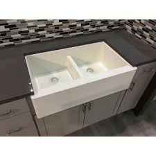 karran farmhouse apron front quartz