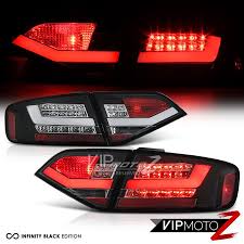 2009 2010 2011 2012 Audi B8 A4 Euro Spec Black Led Rear Tail Lights Brake Lamps Led Tail Lights Audi Black Edition