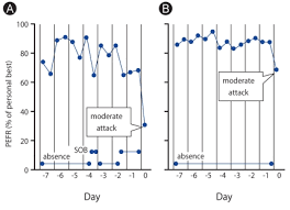 Peak Expiratory Flow Rate Pefr Monitoring For A 39 Year