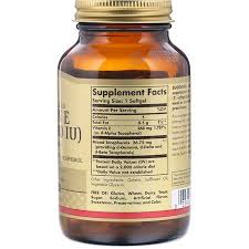 Find out why you need vitamin e, where you get it, and what it does for your body. Solgar Naturally Sourced Vitamin E