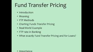 This is because one of the units would always lose out if a different price were to be set. Fund Transfer Pricing Youtube