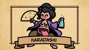 linfamy 🎄 on X: Haradashi 腹出し means belly flasher. It appears to those  who are lonely and drinking by themselves. It cheers you up by drinking  with you and doing a belly