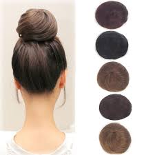 It can withstand up to since this hair bun extension is available in 25 different colors, you can choose a color that is closest. Amazon Com Women Real Straight Human Hair Hand Woven Bun Clip In Hair Extensions Chignon Beauty