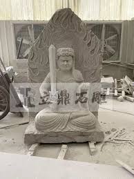 客製化佛像（不動冥王）花崗石- 立鼎石雕