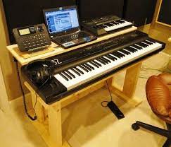 Homestudioguy Com Diy Keyboard Stand Gearslutz Com Music Studio Home Studio Desk Home Studio Music