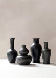 Matte Black Mini Vase Mini Vase Vase Black Vase