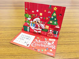 Retro super mario star tree topper. Make Your Own Super Mario Christmas Greeting Card Nintendosoup