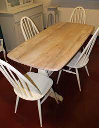 Ercol Dining Table And Four Chairs Ercol Dining Table Chrome Dining Table Dining Table