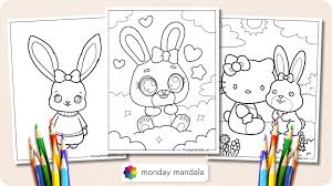44 Rabbit Coloring Pages (Free PDF Printables)