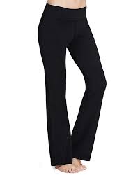 womens bootleg athletic high waist running yoga pants inner